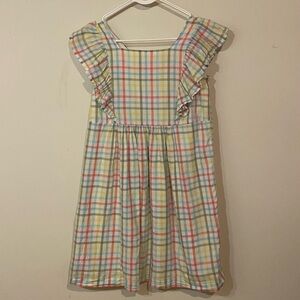 Thereabouts Sz L 14.5 Girls Colorful Plaid Kids Dress